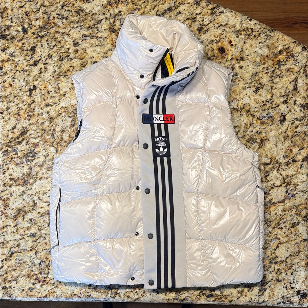 Moncler x Adidas Black Puffer Vest